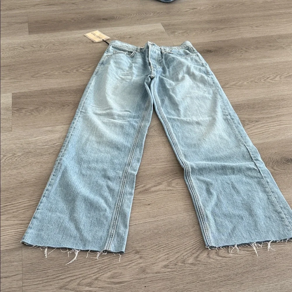 NWT Grlfrnd Brooklyn High Rise Straight Jeans - Picture 5 of 9